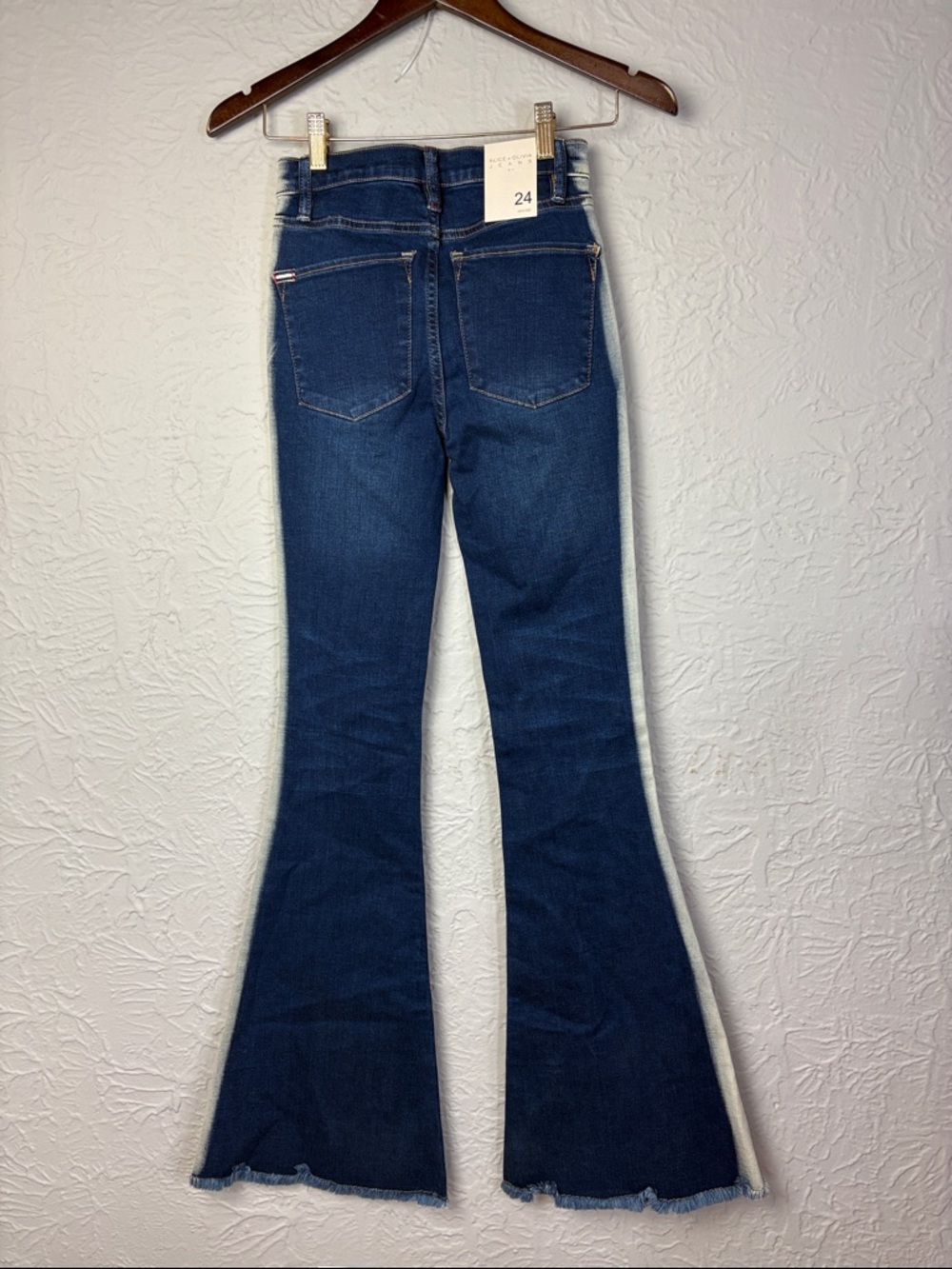 Alice + Olivia High Rise Bell Flare Jeans - Picture 3 of 11